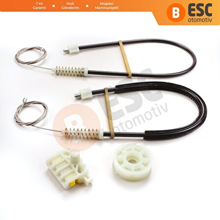 Renault Laguna MK3 07 15 İçin Sağ Arka Cam Mekanizma Tamir Takımı