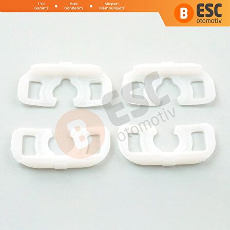 4 Adet Cam Kaldırma Mekanizması Onarım Sekmen Klipsi Tip:2