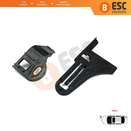 Renault Megane MK3 2008-2016 260100017R İçin Sağ Ön Far Ayak Tamir Seti 