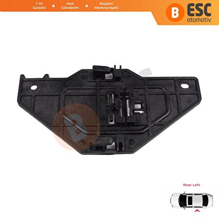 Citroen C5 2008-On İçin Sol Arka Cam Kriko Tamir Klipsi