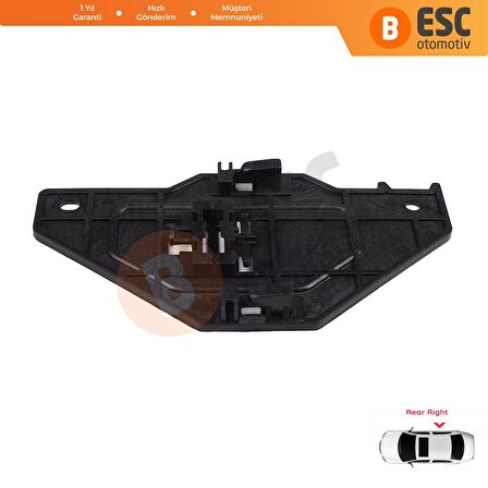 Citroen C5 2008-On İçin Sağ Arka Cam Kriko Tamir Klipsi