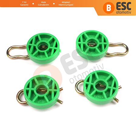 Saab Volvo için 4 Set Cam Kriko Mekanizma Tamir Kılavuzu 4493433