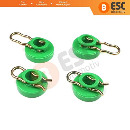 Saab Volvo için 4 Set Cam Kriko Mekanizma Tamir Kılavuzu 4493433