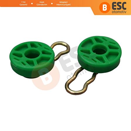 Saab Volvo için 2 Set Cam Kriko Mekanizma Tamir Kılavuzu 4493433