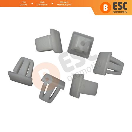 Renault İçin 10 Adet Arka Tampon Klipsi 7703074172