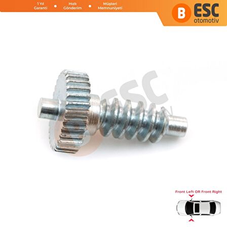 Hyundai I20 I30 Chevrolet Captiva için Yan Dikiz Ayna Tamir Dişlisi 30 Diş