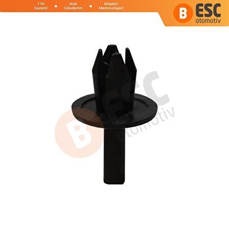 Ford Mercedes Volvo Opel İçin 10 Adet Davlumbaz Klipsi 009164