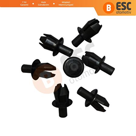 Mercedes VW Audi Seat Ford İçin 10 Adet Tampon Klipsi 1239900292