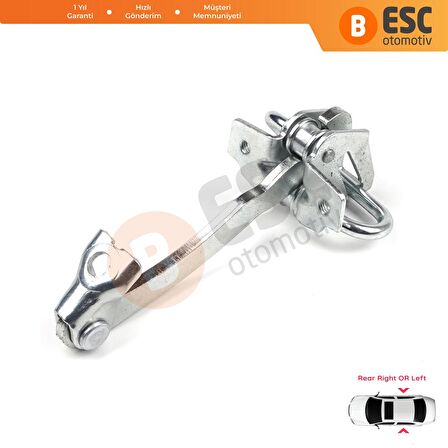 Fiat Linea 323 110 Punto Grande Punto Evo 199 İçin Arka Sağ veya Sol Kapı Gergi Yayı 51799769 