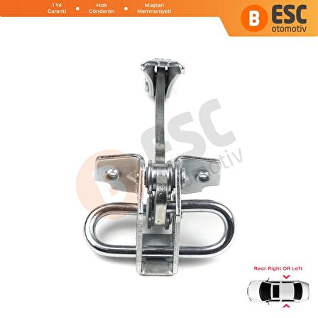 Fiat Linea 323 110 Punto Grande Punto Evo 199 İçin Arka Sağ veya Sol Kapı Gergi Yayı 51799769 