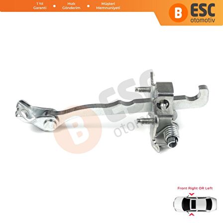 Renault Trafic MK2 Vivaro A PriMastar X83 İçin Ön Sağ veya Sol Kapı Gergi Yayı 7700311823 