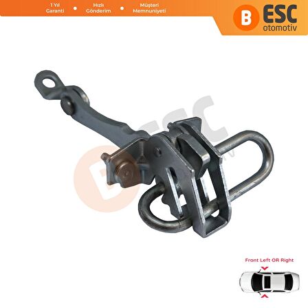 Alfa Romeo 147 937 2001-2010 GT 937 2003-2010 İçin Ön Sağ veya Sol Kapı Gergi Yayı 50512115