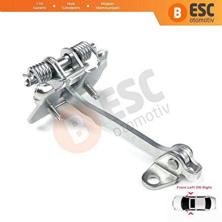 Peugeot 406 4/5 Kapı İçin Ön veya Arka Sağ veya Sol Kapı Gergi Yayı 9181A1 