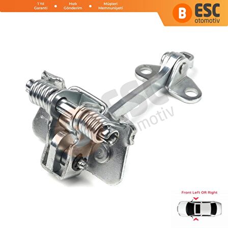 Peugeot 406 4/5 Kapı İçin Ön veya Arka Sağ veya Sol Kapı Gergi Yayı 9181A1 