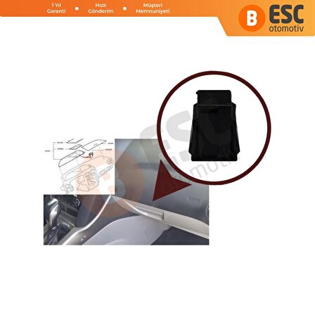 Ford Focus 2 için Torpido Kilit Karşılığı 8M51T044K90AA, 1545547