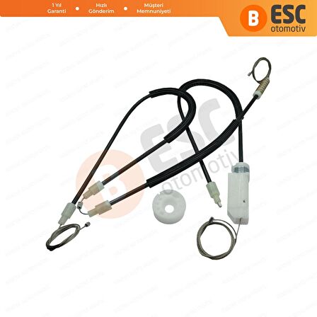 Mercedes SL 500 550 600 55 İçin Sol Cam Tamir Seti 1718201342