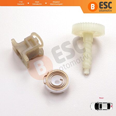 VW Seat Skoda İçin Arka Bagaj Kilit Dişli Yay Tamir Seti 1T0827505