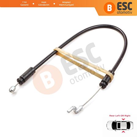 Renault Fluence Megane 3 825029306R için Arka Dış Kapı Açma Teli