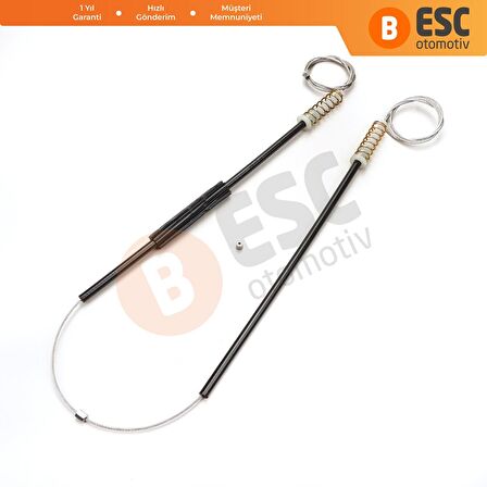 Toyota Carina 93 97 için Arka Sol Kapı Cam Tamir Seti 6983020260