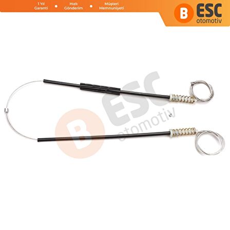 Toyota Carina 93 97 için Arka Sağ Kapı Cam Tamir Seti 6984020270