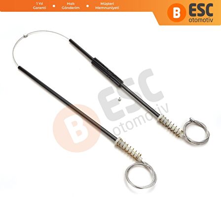 Toyota Carina 93 97 için Arka Sağ Kapı Cam Tamir Seti 6984020270