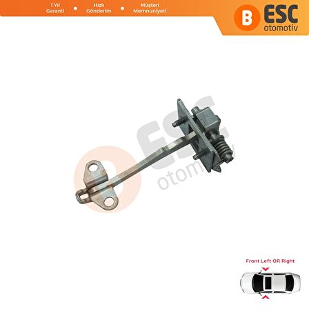 Citroen C5 MK1 2001-2008 İçin Ön Sağ veya Sol Kapı Gergi Yayı 9181G0