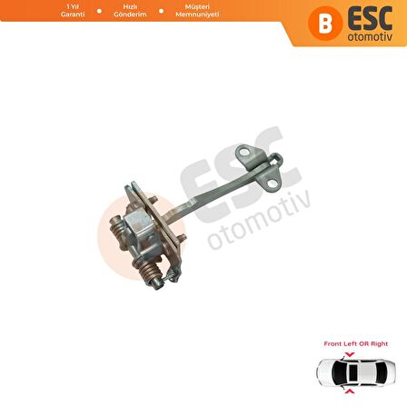 Citroen C5 MK1 2001-2008 İçin Ön Sağ veya Sol Kapı Gergi Yayı 9181G0