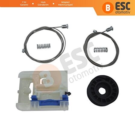 Ford Tourneo Custom 2015-On için Ön Sol Cam Seti BK21V23201AD