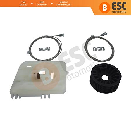 Ford Tourneo Custom 2015-On için Ön Sol Cam Seti BK21V23201AD