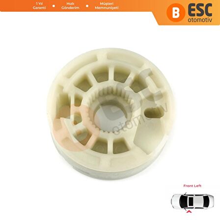 Hyundai Elantra 4 Sonata 5 için Ön Sol Cam Makarası 824713K001