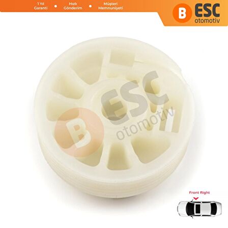 Fiat 500 2007-On için Ön Sağ Cam Kriko Tamir Seti 68070266AD