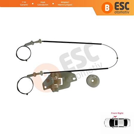 Hyundai H 1 Starex 2 için Ön Sağ Cam Kriko Tamir Seti 82404 4H010