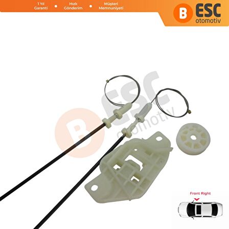 Hyundai H 1 Starex 2 için Ön Sağ Cam Kriko Tamir Seti 82404 4H010