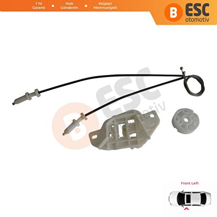 Hyundai H 1 Starex 1 için Ön Sol Cam Kriko Tamir Seti 824034A010