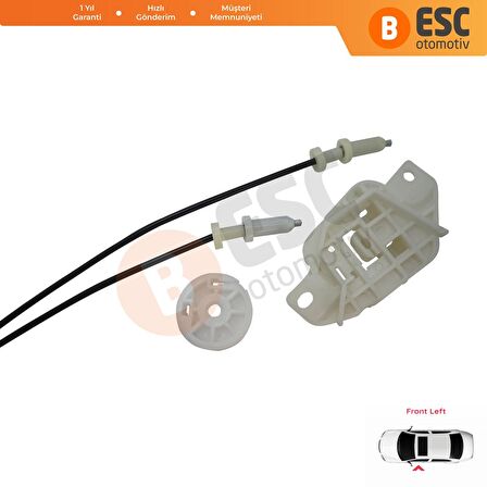 Hyundai H 1 Starex 1 için Ön Sol Cam Kriko Tamir Seti 824034A010