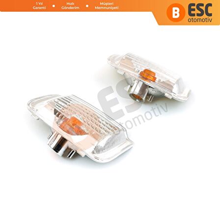 Fiat Peugeot Citroen 3 İçin SAĞ ve SOL Ayna Sinyali SARI 71748253