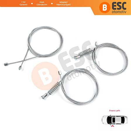 Kia Ceed 2012-2017 İçin Ön Sol Cam Kriko Tamir Seti 82450A2710