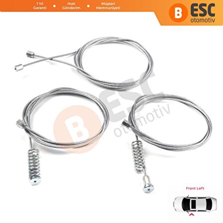 Kia Ceed 2012-2017 İçin Ön Sol Cam Kriko Tamir Seti 82450A2710