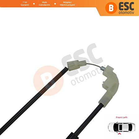 Volvo S40 V40 İçin Ön Sol Cam Kriko Seti 30623448