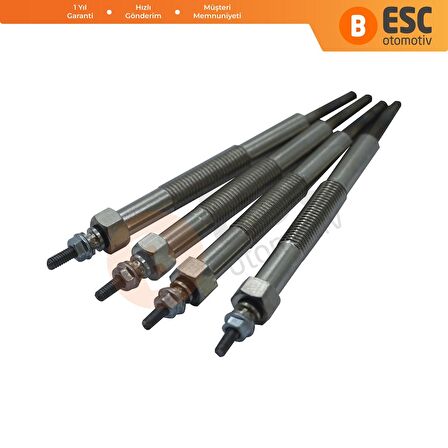 Mitsubishi Canter Rosa 4D30 için 4 Adet Isıtma Bujisi 23 Volt ME017009