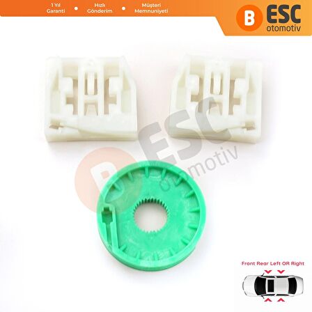 Maserati Quattroporte 2004 11 için Cam Kriko Tamir Seti 84934400