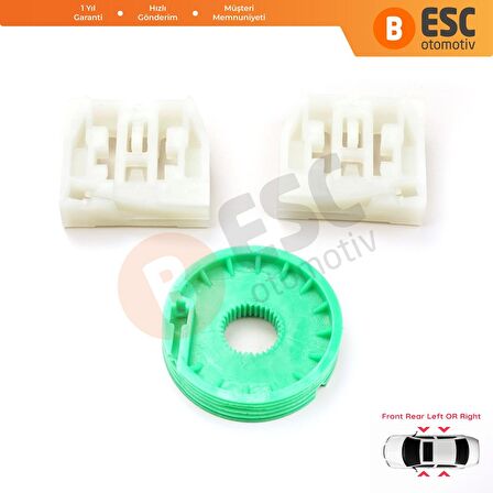 Maserati Quattroporte 2004 11 için Cam Kriko Tamir Seti 84934400