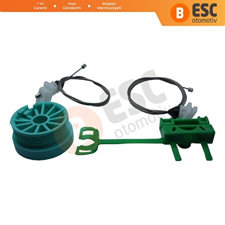 Fiat Punto MK2 188 İçin Ön Sol Cam Kriko Tamir Seti 0046536312