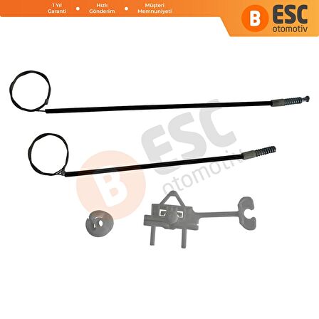 Fiat Linea İçin Manuel Arka Sol Cam Kriko Seti 51789674