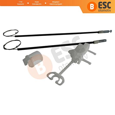 Fiat Linea İçin Manuel Arka Sol Cam Kriko Seti 51789674