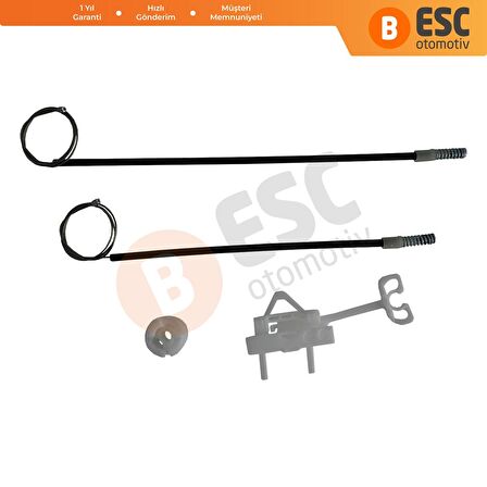 Fiat Linea İçin Manuel Arka Sağ Cam Kriko Seti 51789673