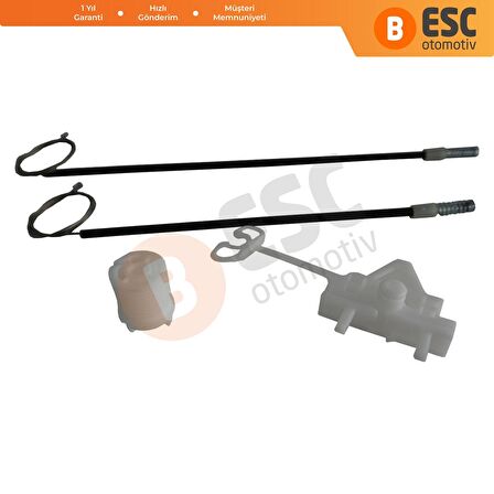 Fiat Linea İçin Manuel Arka Sağ Cam Kriko Seti 51789673