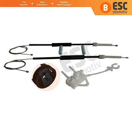 Fiat Doblo MK1 İçin Sol Ön Cam Kriko Seti 51830870