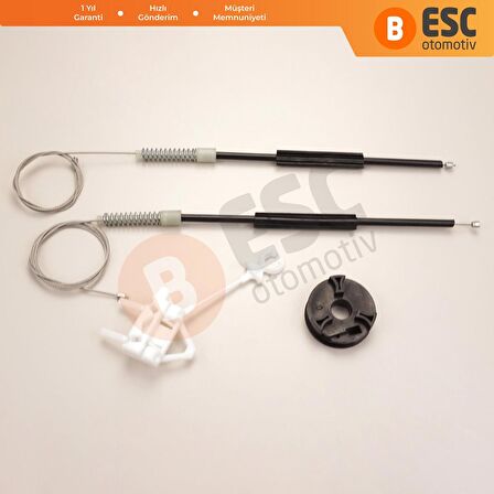 Fiat Doblo MK1 İçin Sağ Ön Cam Kriko Seti 51830869