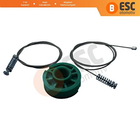 Audi A6 C5 4B 1997-2005 Allroad 4BH 4/5 Kapı 4B0839461 İçin Arka Sol Cam Kriko Tamir Seti